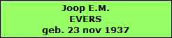Roepnaam JOOP